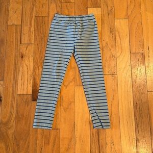 Hana Andersson | blue stripe leggings | girls size 5